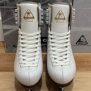Jackson Ultima Excel JS1290 Ladies Women White Figure Ice Skates Size 5 C